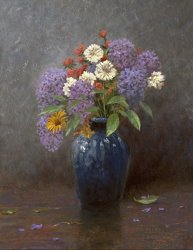 Thomas Kinkade Lilac Bouquet