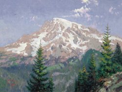 Thomas Kinkade Mount Rainier