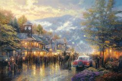 Thomas Kinkade Mountain Memories