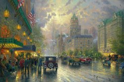 Cities Art for sale - New York, 5th Avenue by Thomas Kinkade
