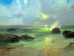 Thomas Kinkade Pacific Nocturne