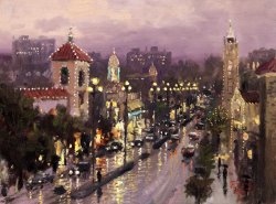 Thomas Kinkade Plaza Lights, Kansas City