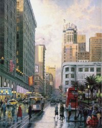 San Francisco Giants It Our Time Artwork By Thomas Kinkade Oil