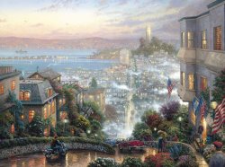 Thomas Kinkade San Francisco, Lombard Street
