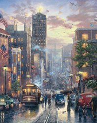Thomas Kinkade San Francisco, Powell Street