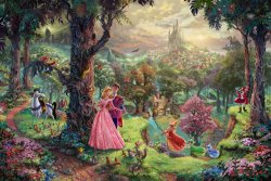 Thomas Kinkade Sleeping Beauty