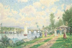 Thomas Kinkade Sunday Afternoon