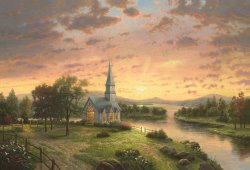 Thomas Kinkade Sunrise Chapel
