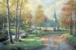 Thomas Kinkade The Aspen Chapel