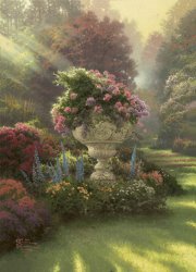 Thomas Kinkade The Garden of Hope painting