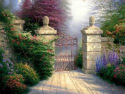 Thomas Kinkade The Open Gate