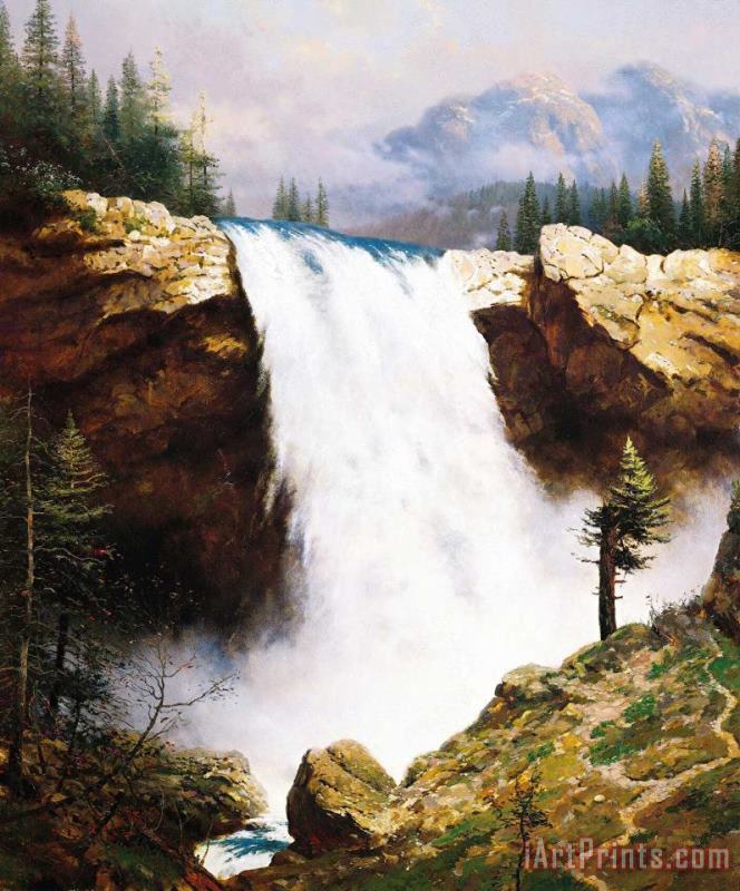 The Power And The Majesty painting - Thomas Kinkade The Power And The Majesty Art Print