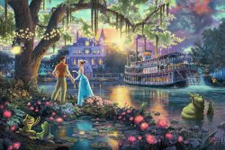 Thomas Kinkade Pinocchio Wishes Upon a Star Art Print for sale