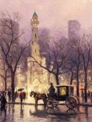 Thomas Kinkade The Watertower, Chicago