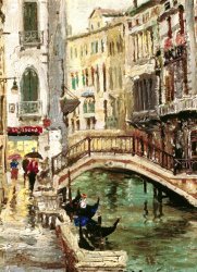 Thomas Kinkade Venice Canal