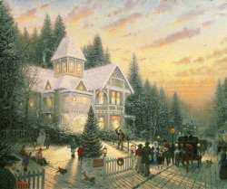 Thomas Kinkade Victorian Christmas