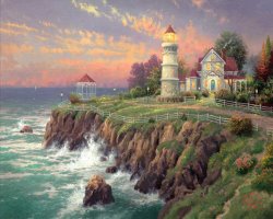 Thomas Kinkade Victorian Light painting