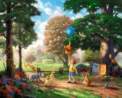 Thomas Kinkade Winnie The Pooh II