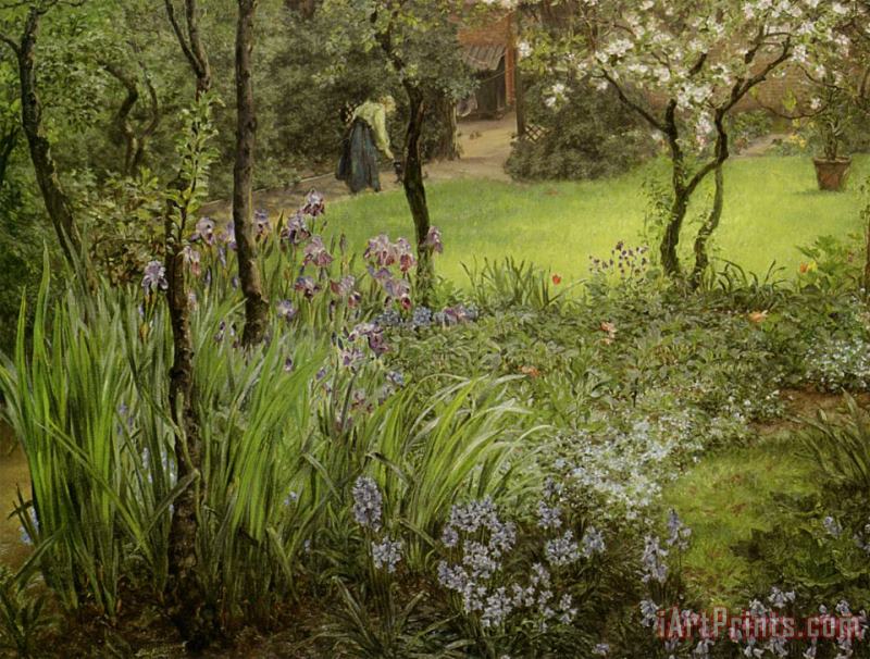 Thomas Matthews Rooke A London Garden Art Print