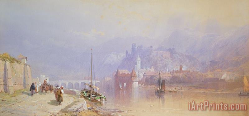 Heidelberg painting - Thomas Miles Richardson Heidelberg Art Print
