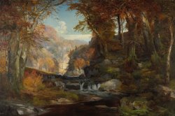 Thomas Moran A Scene On The Tohickon Creek painting