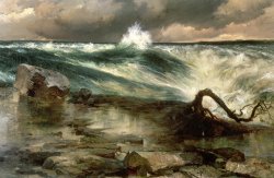 Thomas Moran The Rapids Above Niagara painting