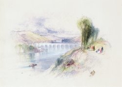 Thomas Moran The River Schuykill painting