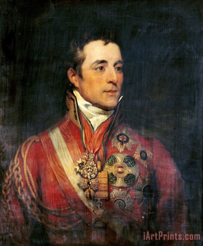 The Duke of Wellington painting - Thomas Phillips The Duke of Wellington Art Print