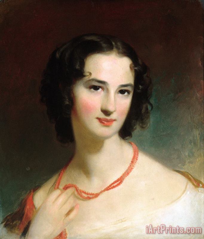 Thomas Sully Mrs. James Montgomery, Jr. Art Painting