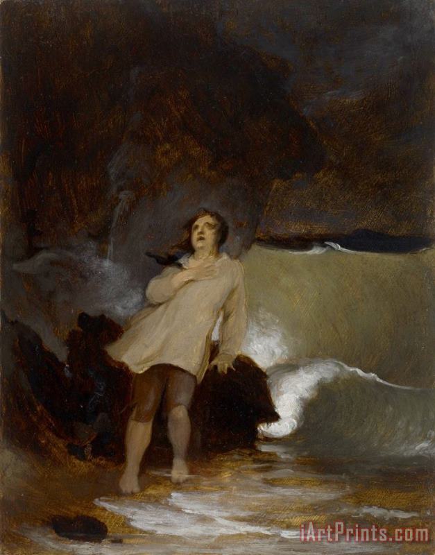 Thomas Sully The Shipwreck of Robinson Crusoe Art Painting
