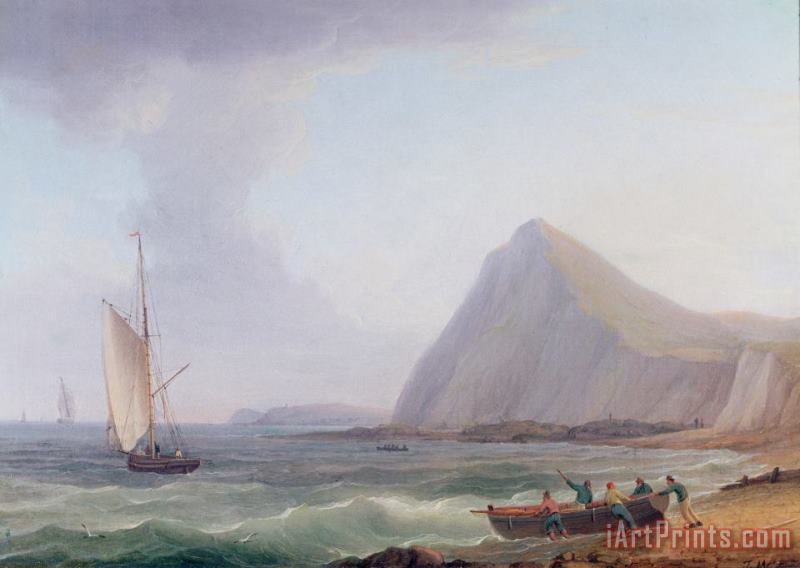 Thomas Whitcombe Dover Cliffs Art Print