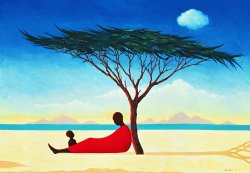 Tilly Willis Turkana Afternoon painting