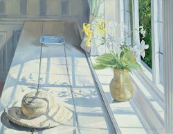 Timothy Easton Lilies And A Straw Hat painting Timothy Easton Lilies And A Straw Hat painting