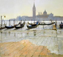 Timothy Easton Venice at Dawn painting Timothy Easton Venice at Dawn painting