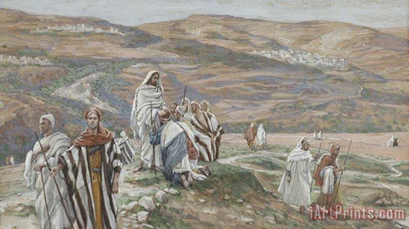 He Sent them out Two by Two painting - Tissot He Sent them out Two by Two Art Print