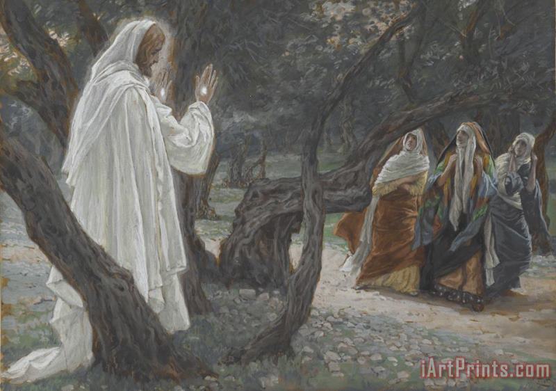 Jesus Appears to the Holy Women painting - Tissot Jesus Appears to the Holy Women Art Print