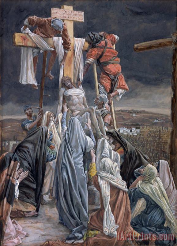 Tissot The Descent from the Cross Art Print