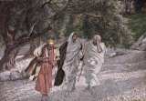 The Disciples on the Road to Emmaus by Tissot