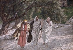 Tissot The Disciples on the Road to Emmaus