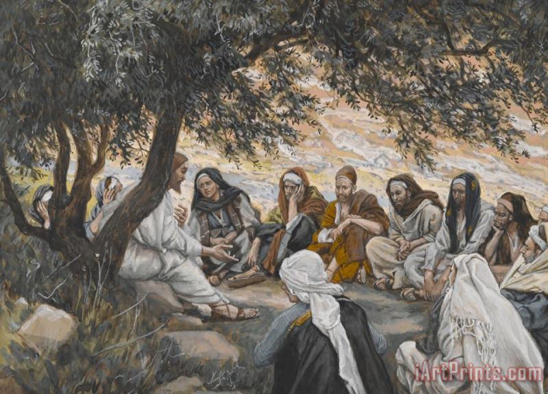 Tissot The Exhortation to the Apostles Art Painting