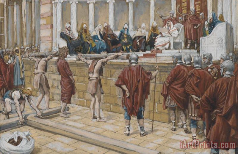 Tissot The Judgement on the Gabbatha Art Painting