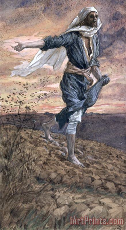 Tissot The Sower Art Painting