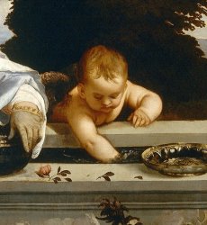 Titian Angel Of Sacred And Profane Love Detail painting