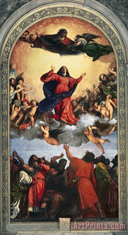 Titian Assumption of The Virgin Art Painting