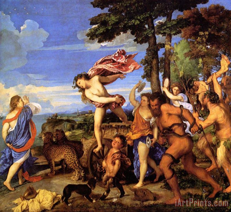 Bacchus And Ariadne painting - Titian Bacchus And Ariadne Art Print