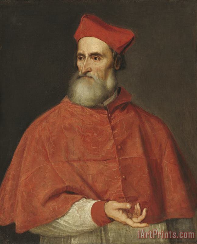 Cardinal Pietro Bembo painting - Titian Cardinal Pietro Bembo Art Print