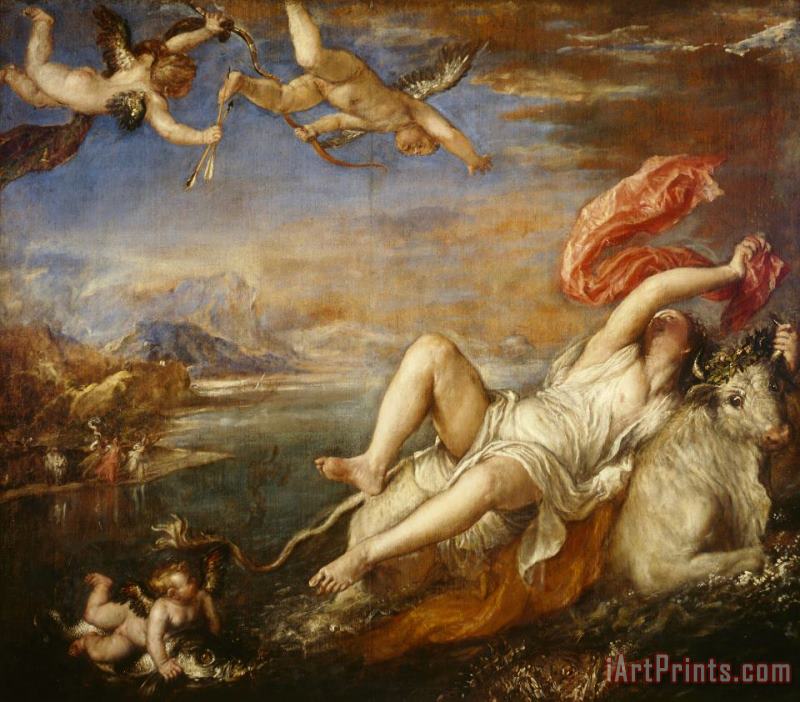 Titian Europa Art Painting
