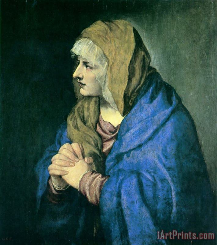 Mater Dolorosa painting - Titian Mater Dolorosa Art Print
