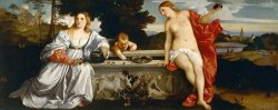 Titian Sacred and Profane Love - 1514 painting