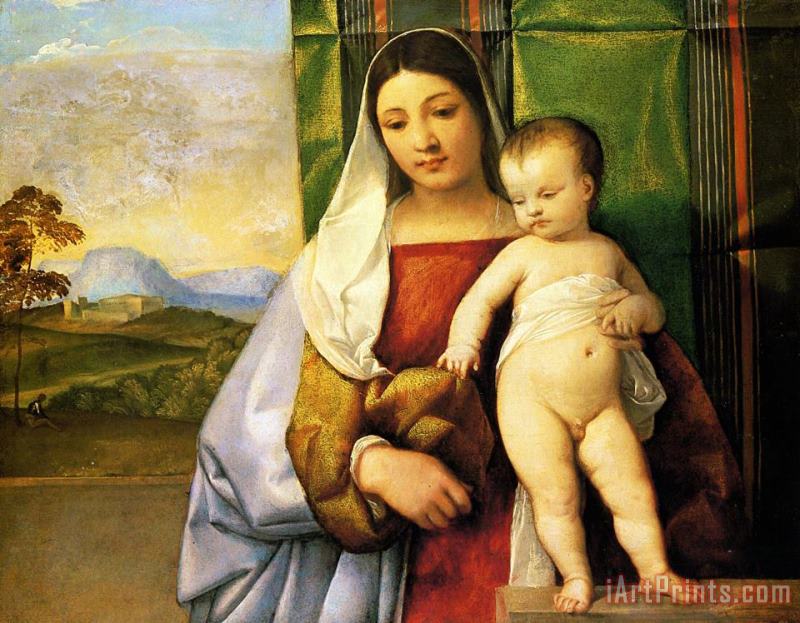 Titian The Gipsy Madonna Art Painting